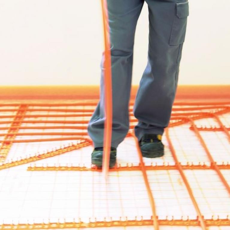 Einbau Fußbodenheizung